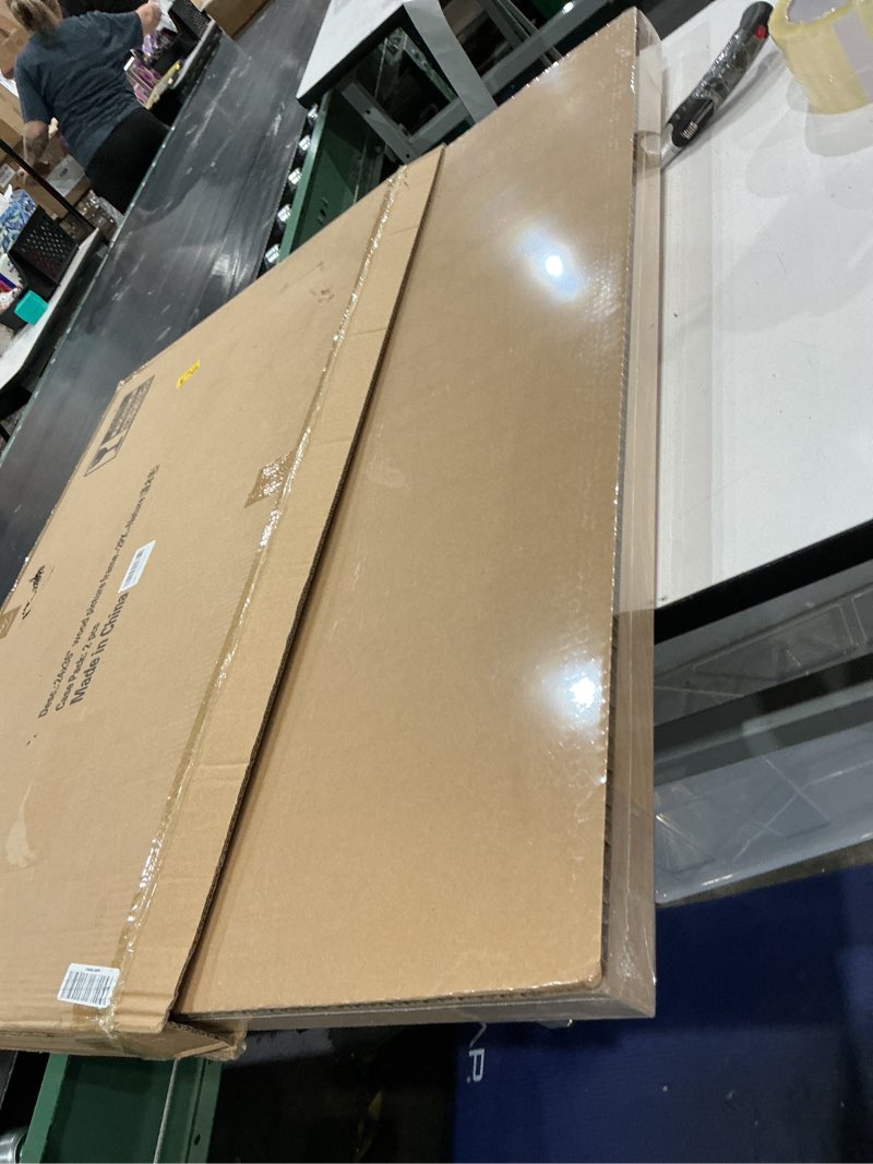 Condition photo showing New/Like New for 24x36 solid wood picture frame, natural wood poster frame with paper mat, display picture 20x30 with mat or 24x36 without mat, set of 2 oak wood grain 24x36" natural wood
