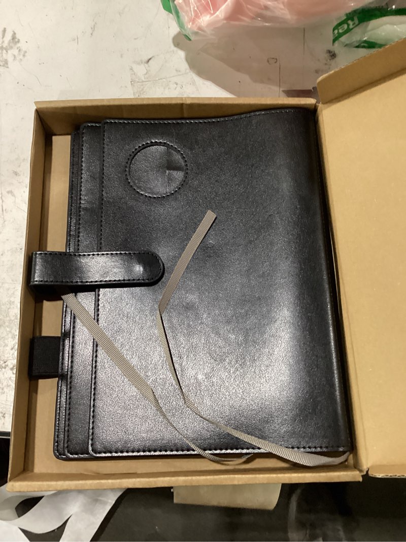 Condition photo showing New/Like New for motipuns double aa book cover & 12 steps & 12 leather double aa book with magnetic snap closur cover medallion holder paperback protector leather gift for women men (black)