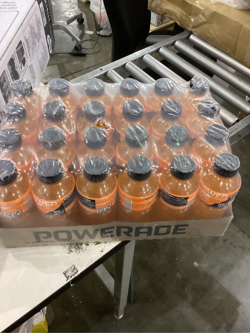 Condition photo showing New/Like New for POWERADE Sports Drink Orange, 20 Ounce (Pack of 24) Orange 20 Fl Oz (Pack of 24)