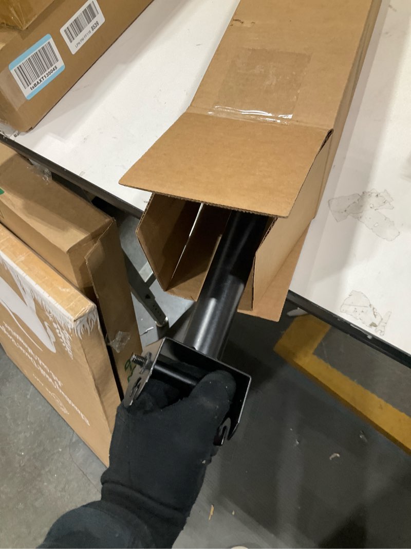 Condition photo showing As Is for Pyle Universal Projector Stand | Height & Angle Adjustable Tripod 42" to 55" | Platform is 13.5" by 12.5" Fits Laptops, Computers, DJ Equipment & Projectors | Perfect for Stages & Offices | Black 42" - 55"