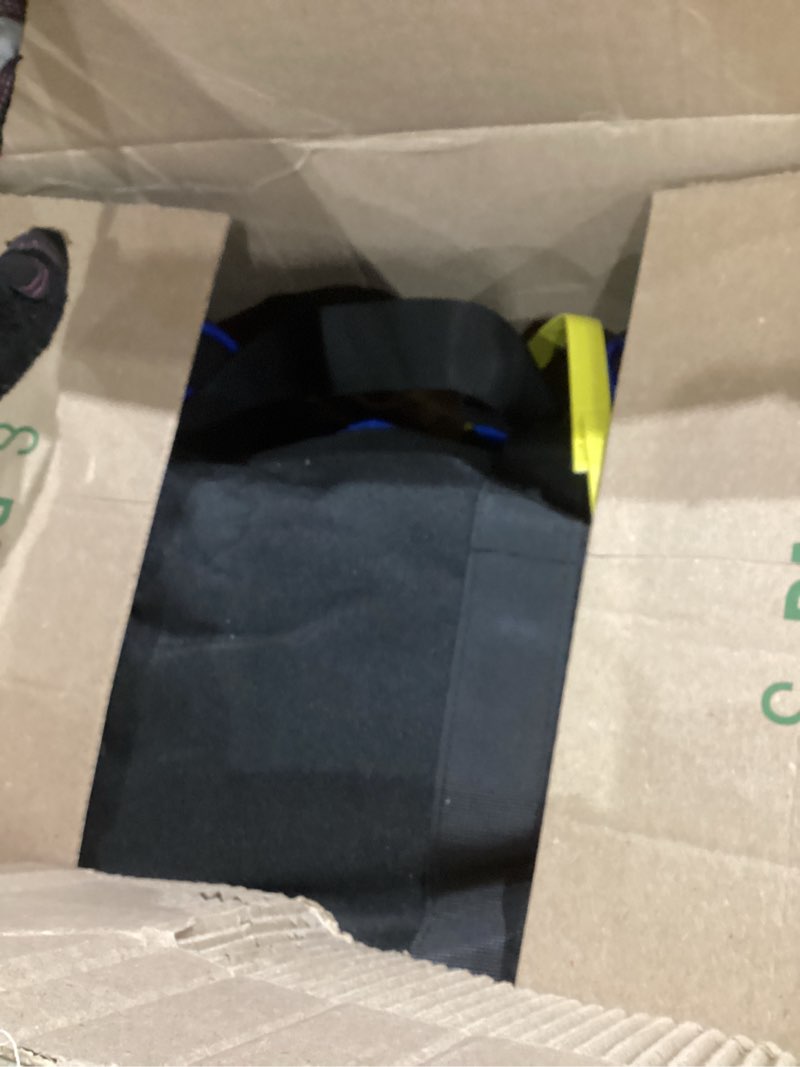 Condition photo showing As Is for 3 Ball Bowling Bag with Wheels, 2 Ball Bowling Bags Double roller with 1 Ball Add On Bag, Multi-Pockets & Shoe Compartment (Fits Up to Size 15) Blue