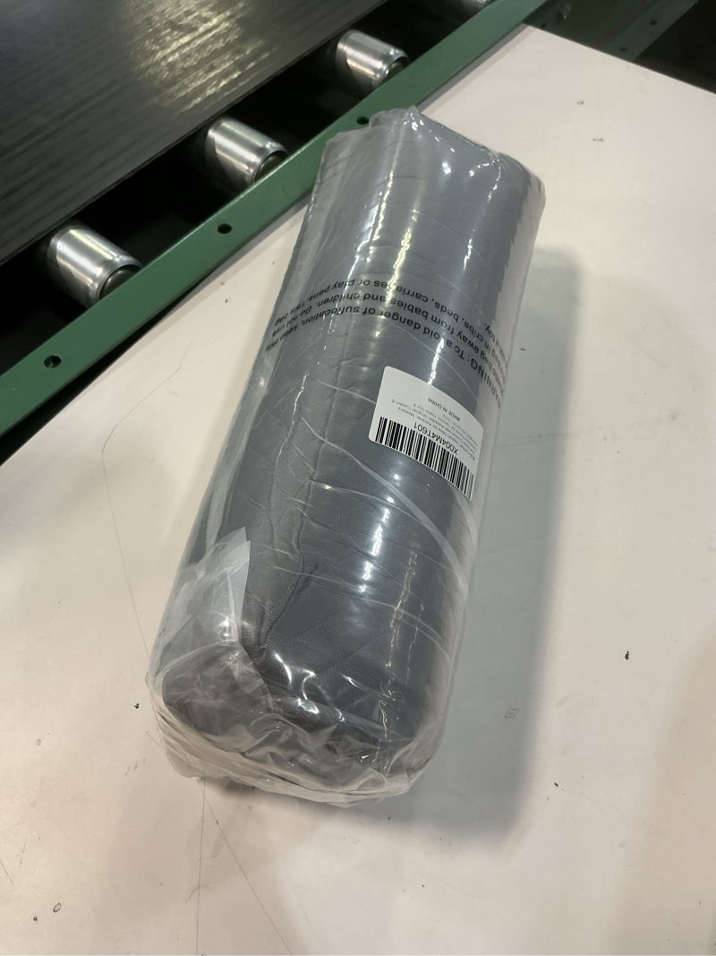 Condition photo showing New/Like New for Lumbar Support Pillow for Recliner, Memory Foam Back Cushion with Adjustable Straps for Comfort & Back Relief, Perfect for Seniors, Home Use & Relaxation, 20x14x5 in, Grey