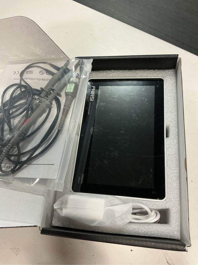 Condition photo showing Good Condition for 1013d plus oscilloscope, portable handheld tablet oscilloscope with 1gsa/s sampling rate built-in 1gb storage space,2 channel 100mhz bandwidth 7" tft lcd touch screen
