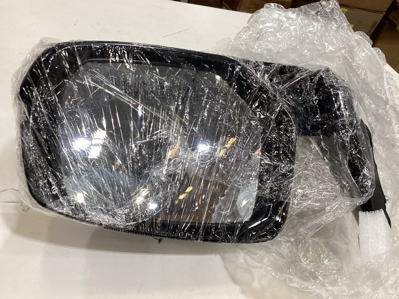 Condition photo showing New/Like New for dasbecan left driver side door mirror assembly compatible with honda accord 2013-2017 power glass heated with turn signal light replaces ho1320275 black 6pins driver side: 6pins