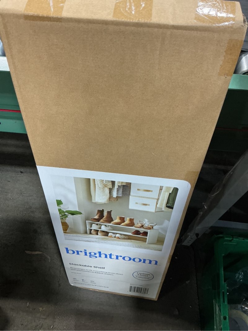 Condition photo showing New/Like New for 31'' stackable shelf white - brightroom™