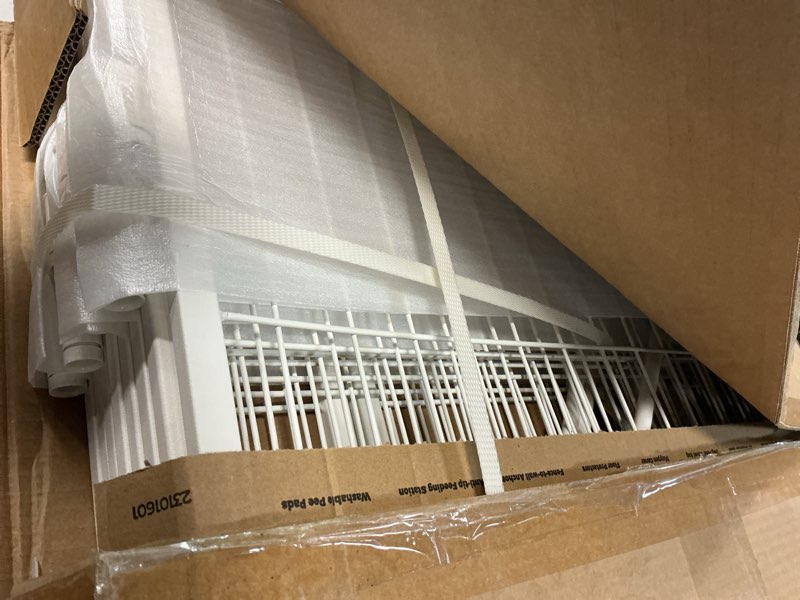 Condition photo showing Good Condition for fxw homeplus unleashed indoor dog playpen - stress-free and safe play, heavy duty 24 inch 8 panels dog pen for puppy and small dogs, white?patented white 24"h 8 panels