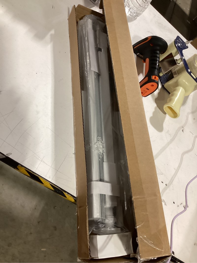 Condition photo showing As Is for LazBlinds No Tools-No Drill 1" Aluminum Mini Blinds, Cordless Blinds for Indoor Windows, Light Filtering Horizontal Blinds and Shades for Window Size 18'' W x 36'' H, White No Drill-white 18'' W x 36'' H