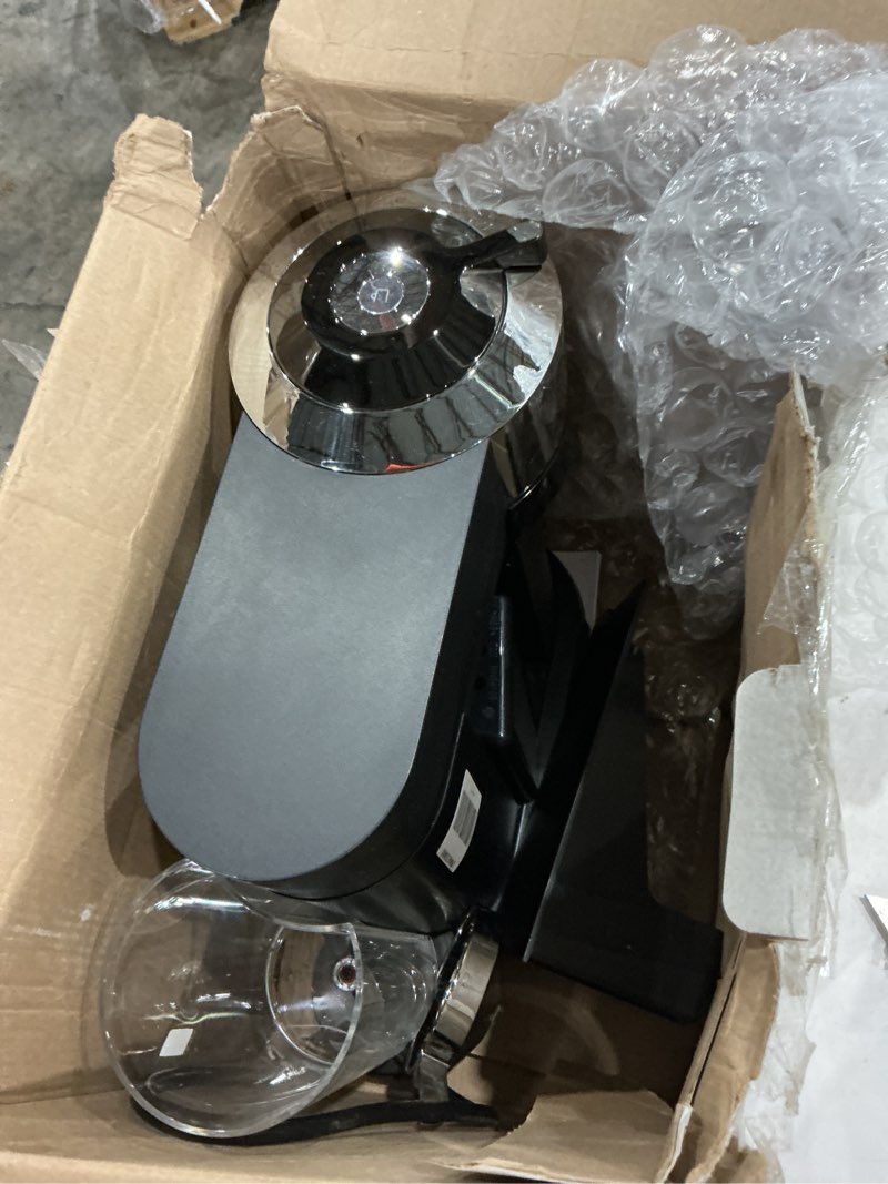 Condition photo showing Good Condition for nespresso vertuo next deluxe coffee and espresso machine by de'longhi, chrome machine only chrome