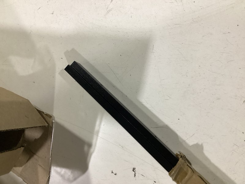 Condition photo showing Good Condition for aluminum 36" t-track for woodworking –double cut profile universal with predrilled mounting holes -woodworking and clamps-fine sandblast black anodized 2pk 2 36"