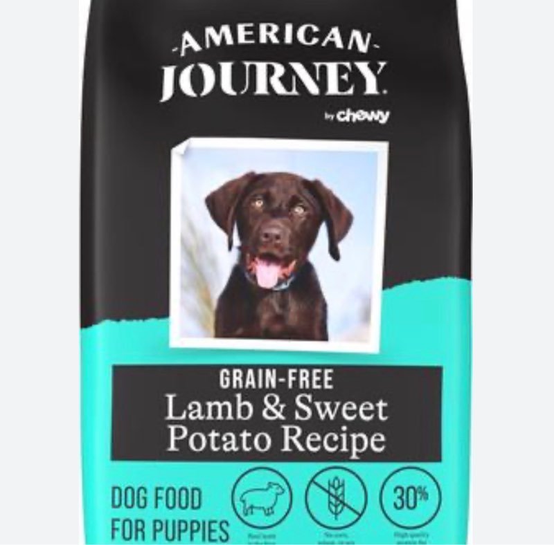 (04/10/2026)American Journey Grain-Free Puppy Chicken & Sweet Potato Recipe Dry Dog Food, 12-lb bag