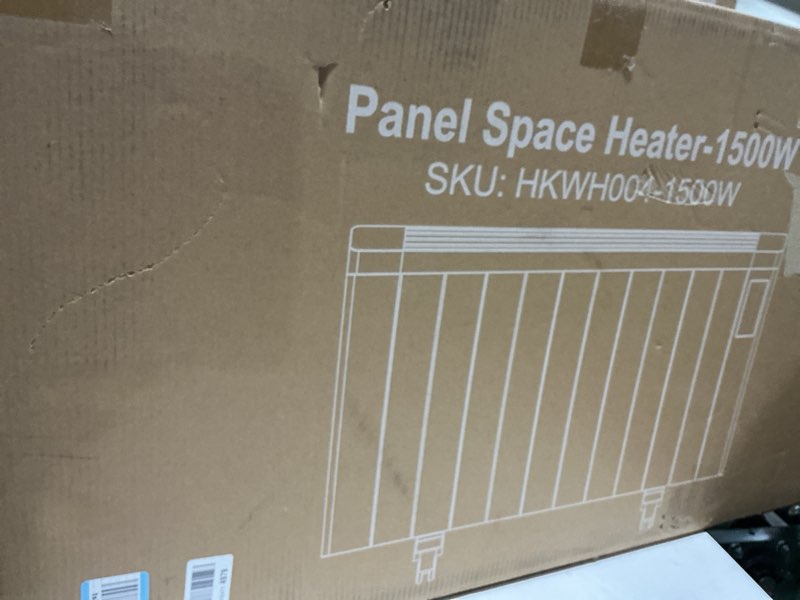 Condition photo showing Good Condition for 1500w Convection Panel Heater-Portable Electric Heaters, Plug-in Wall Heaters for Indoor Use, Fanless Ultra Quiet, Wall Mount Space Heater w/Remote Control, LED Display, Timer