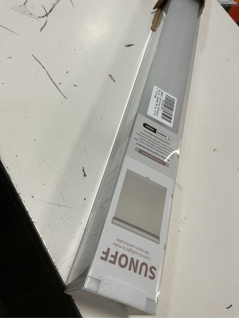 Condition photo showing Good Condition for blackout roller shades blinds cordless for windows pull down room darkening door blinds with thermal insulated easy to install for living room,bedroom,home,office bathroom white 27" w x 72" h 27"w x 72"h white