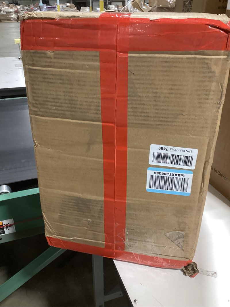 Condition photo showing As Is for JoyJolt Mesa Stoneware Dinnerware Set, 18-Piece Plates and Bowls Sets, Includes Dinner - Salad and Cereal and Soup Bowls, Modern Farmhouse Matte Beige Dish Set for 6