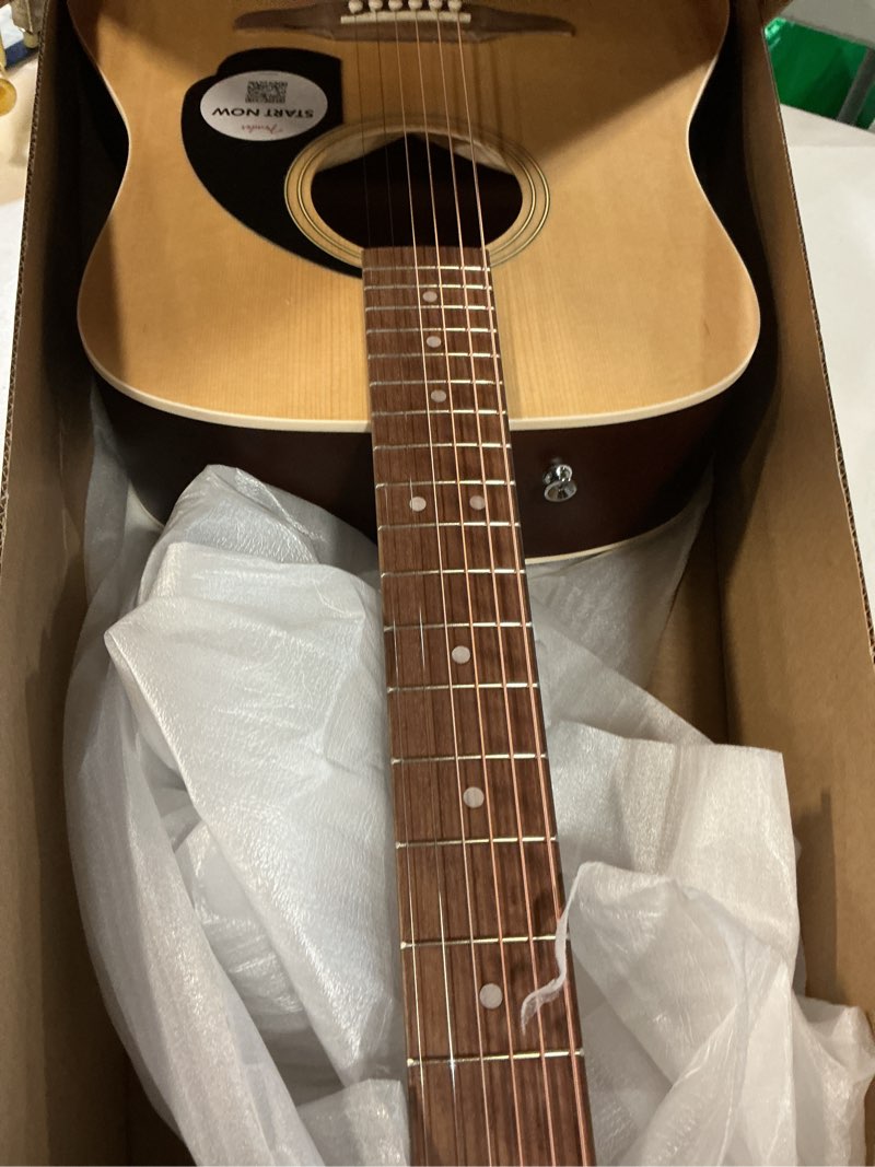 Condition photo showing Good Condition for fender california debut redondo series acoustic guitar, beginner guitar, 2-year warranty, natural natural guitar only