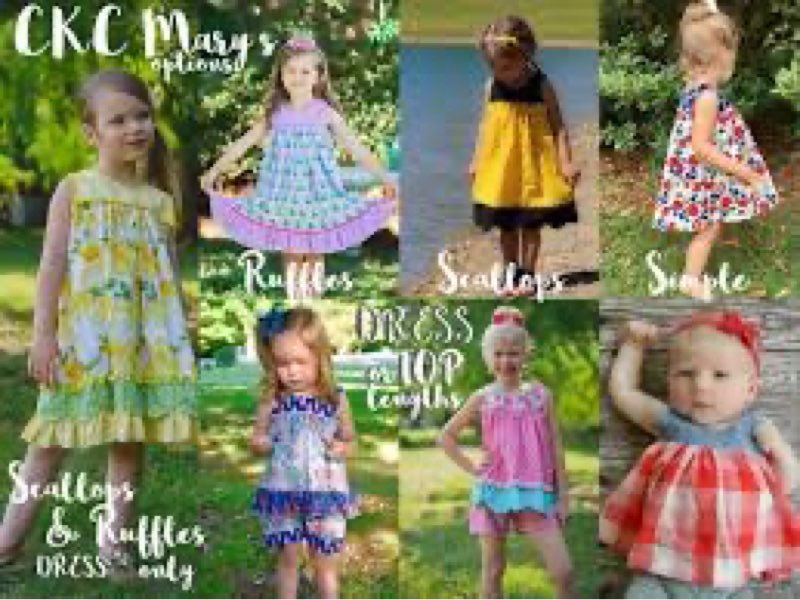 Assorted of clothing for girls may mary sizes different styles 