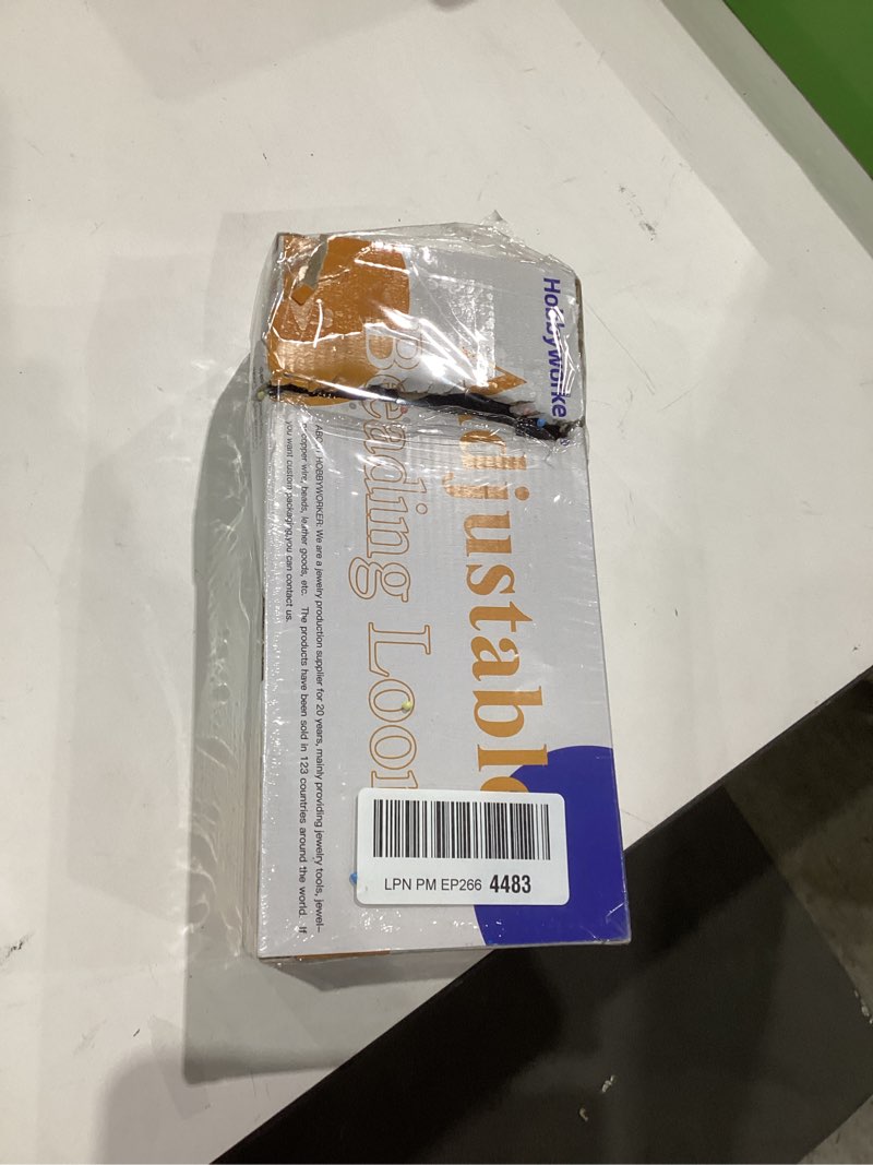 hobbyworker The Third Generation Beading Loom Kit with Seed Beads, Bead Needle,Thread,Needle Threade