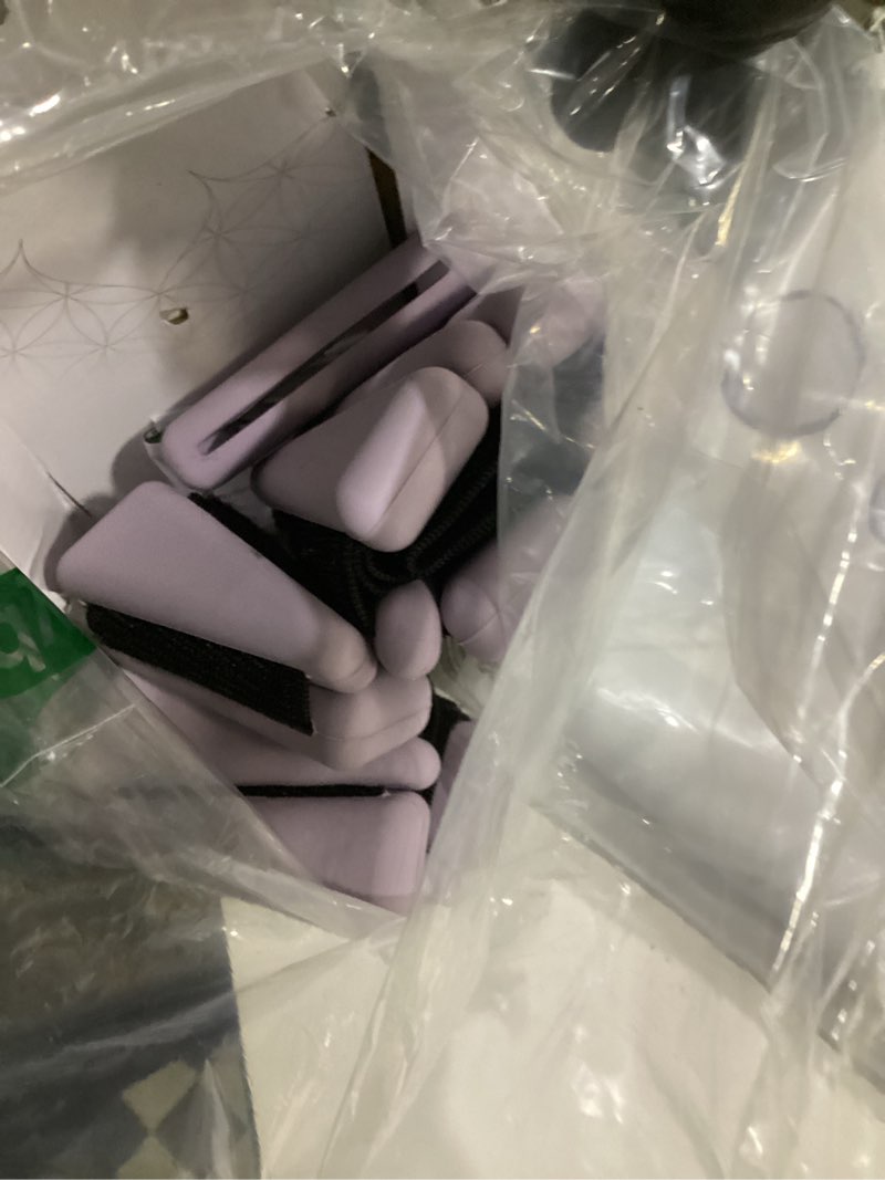 Condition photo showing Good Condition for gaiam wrist and ankle weights, wearable bracelet to strengthen, tone & sculpt, adjustable ankle weights for women & men for yoga, dance, pilates, barre, cardio, home & gym use 1 lb dusty lavender