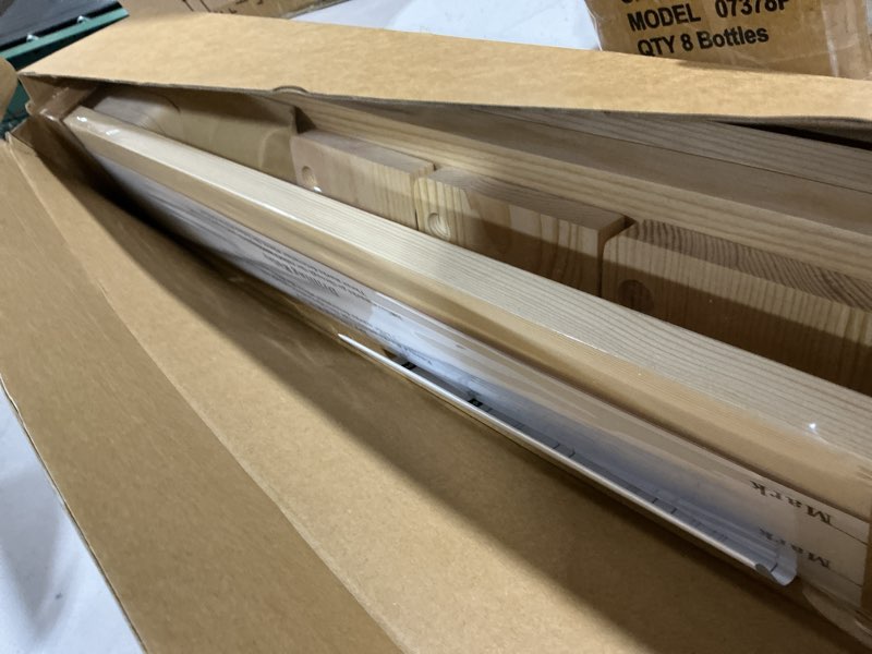 Condition photo showing Good Condition for g&w gruwald nursery book shelves, set of 3, wall bookshelf, book shelf for kids rooms, wall book shelves for bedroom kids, floating shelf, nursery decor(wood, 23 inches) wood 23 inches