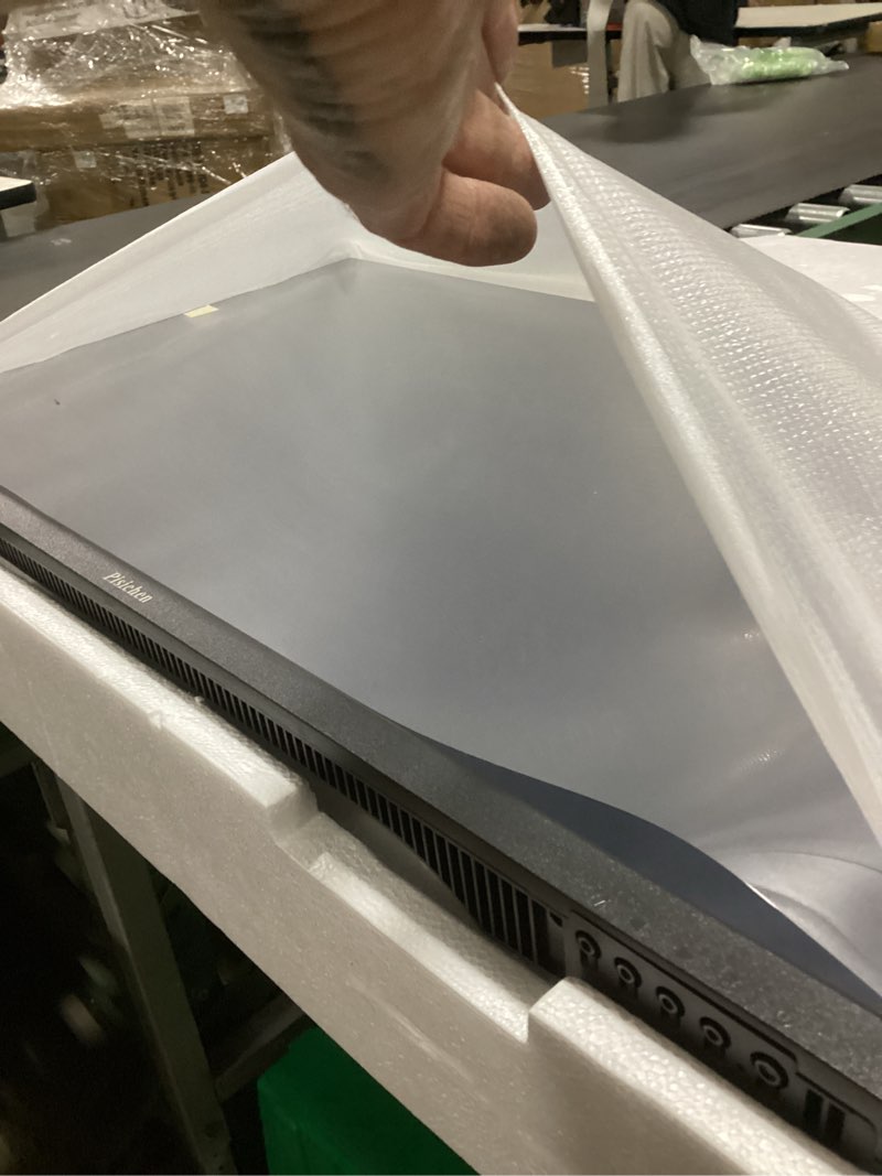 Condition photo showing As Is for powers on but screen doesnt 27 inch 2k 165hz gaming touch screen computer monitor with hdmi usb type c, 10-point ips pc touch display for laptop business phone, vesa mountable, tilt adjustable 27" 2k|165hz|touchscreen