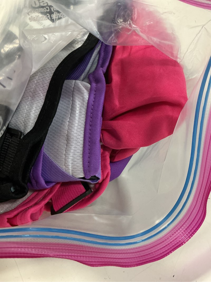 Condition photo showing As Is for 3 pack avont washable female dog diaper with suspender, reusable girl doggie diapers for small medium large doggy in heat cycle period incontinence -xl xl black/pink/purple