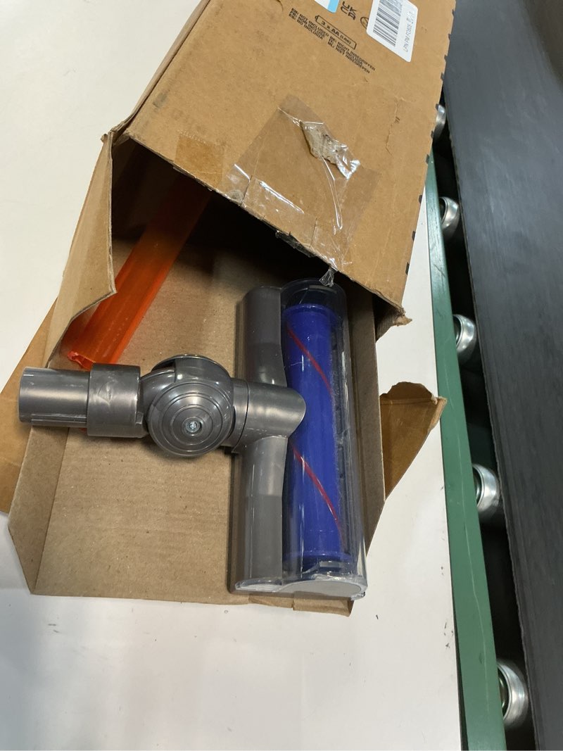 Condition photo showing As Is for casdon dyson cordless vacuum interactive & officially licensed toy dyson vacuum for children aged 3+ realistic role-play fun, purple and orange