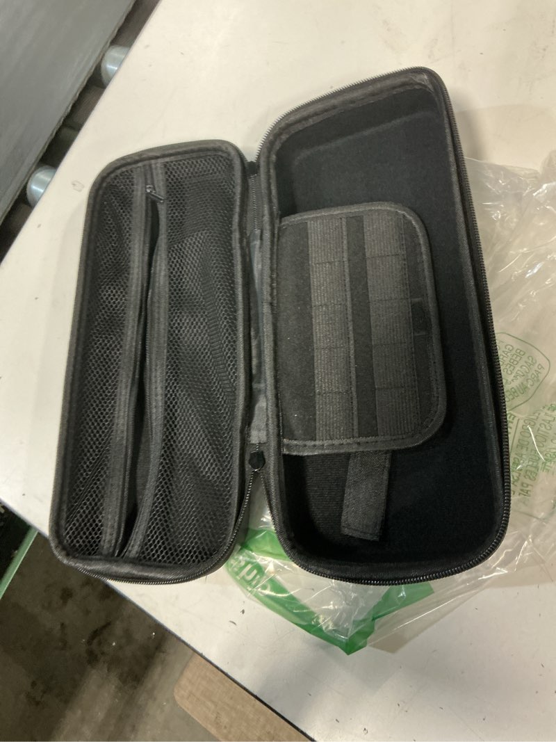 Condition photo showing Good Condition for oshmirian carrying case for gpd win 5 game console – waterproof pu leather hard travel bag with eva protection,portable handheld storage case for accessories[black]