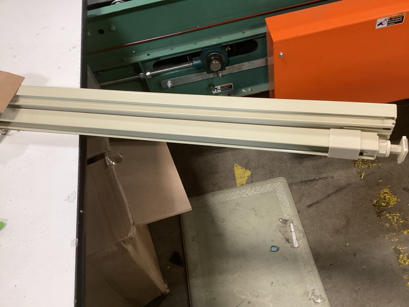 Condition photo showing New/Like New for Joydeco Cordless Zebra Blinds for Windows, Dual Layer Light Control Window Blinds with Light-Proof Aluminum Cover, Free-Stop Roller Shades for Home & Office (Beige,34" W x 75" H) Upgrade- Beige (Aluminum Cover) 34"W x 75"H