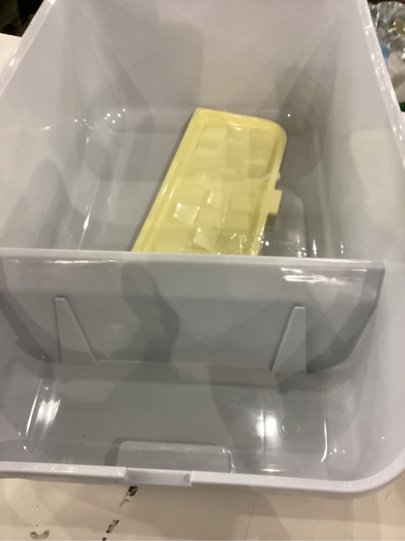 Extra Large Cat Litter Box with High Sides,Anti-Splashing Cat Litter Pan,Jumbo XL Kitty Litter Box with Anti-Leakage Top Low Entry for Indoor Big Cats,Multi-Cats & Senior Cats,Easy to Clean (Grey)