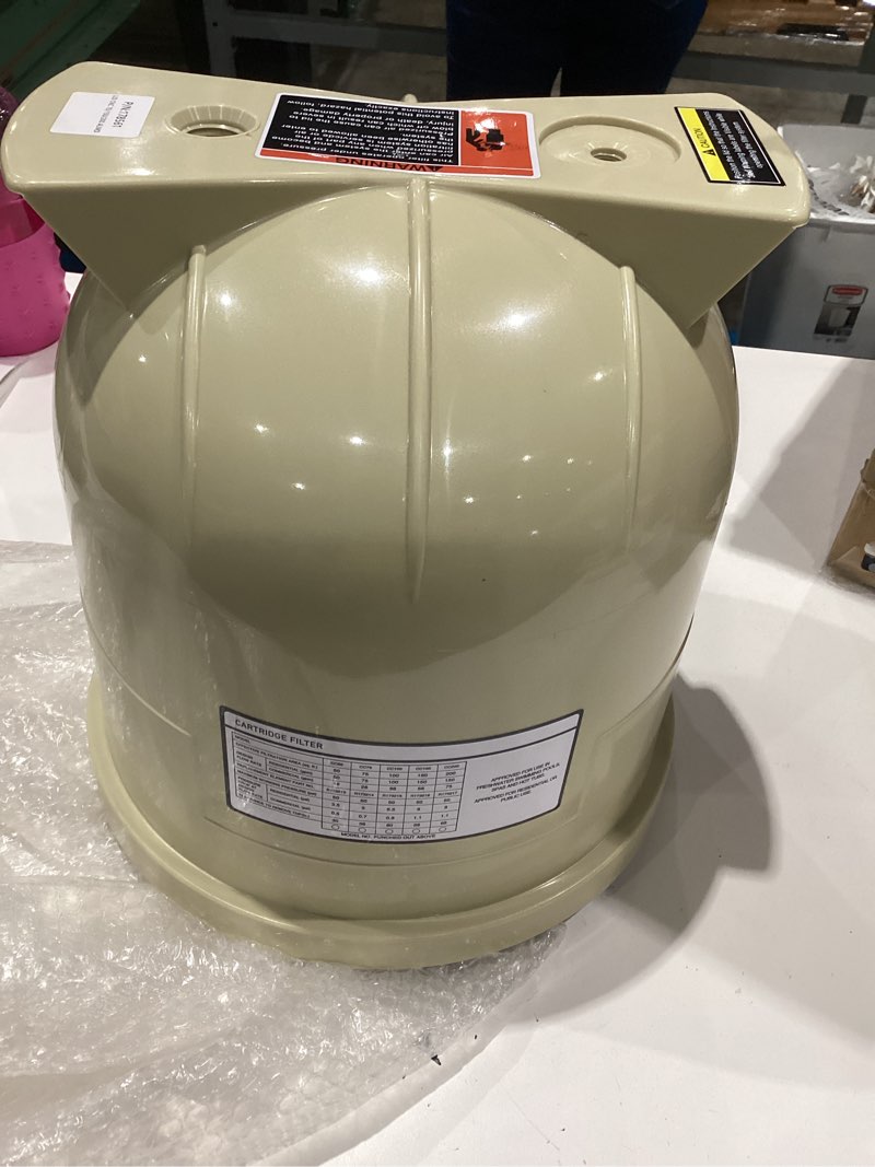 Condition photo showing Good Condition for atracypart pool filter lid replacement for pentair clean & clear cc150 cc75 cc200 predator – fits cartridge & d.e. models – replaces 178561 160317 160318 178555 – 12" almond housing cover