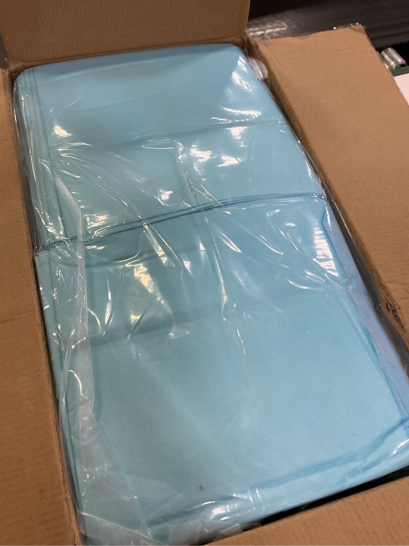 Condition photo showing New/Like New for 100 count disposable beds pads,23"x36" waterproof adults incontinence chucks underpads,absorbent leakproof pee pads for kids,elderly,extra large dog puppy training pad,baby changing liner 23"x36"(100 count)