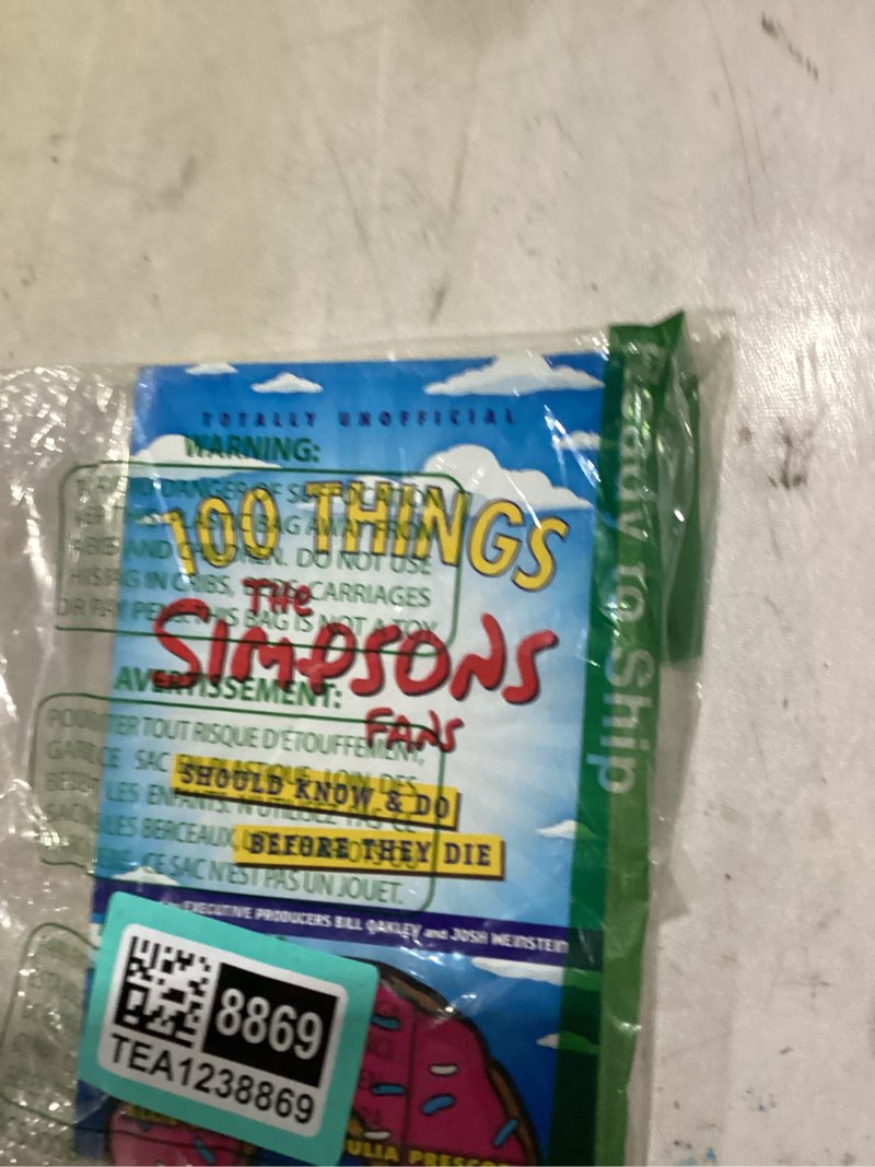 Condition photo showing Good Condition for 100 things the simpsons fans should know & do before they die (100 things...fans should know)