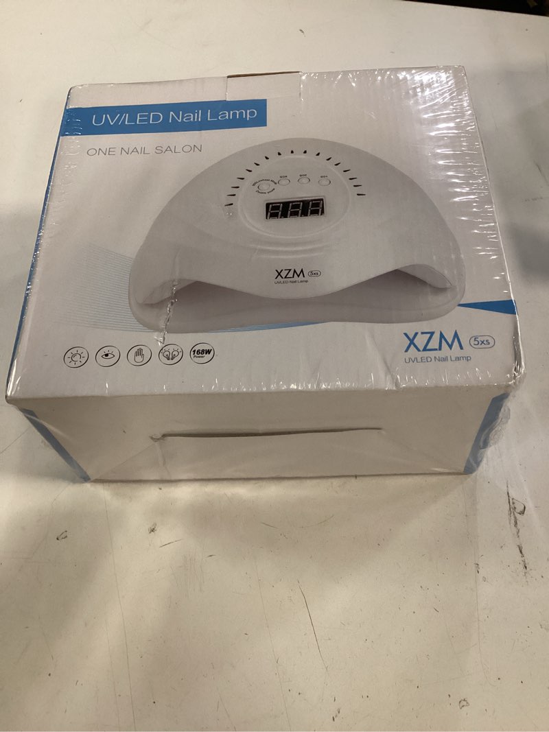 Condition photo showing New/Like New for lkenail uv led nail lamp  168w smart nail dryer 4 timers setting nail lights for gel polish  24 beads fast uv nail dryer with automatic sensor