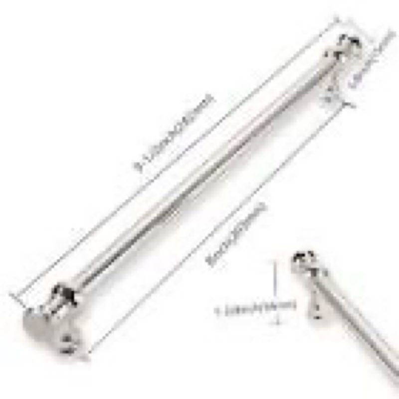 zauyx 10 pack 8 inch(203mm) hole center polished nickel cabinet pulls square cabinet handles solid h