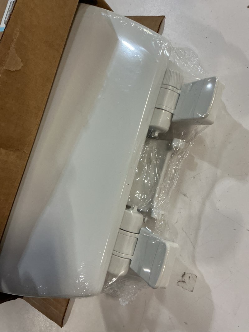 Condition photo showing Good Condition for Mayfair NextStep2 Toilet Seat with Built-In Potty Training Seat, Slow-Close, Removable that will Never Loosen, Round, White Round (1-Pack) 1-Pack