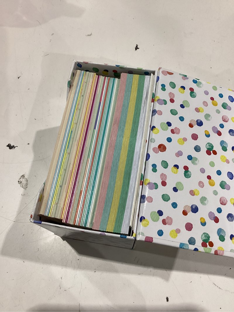 Condition photo showing Good Condition for sweetzer & orange happy birthday cards with envelopes and assortment box – variety set of 50 assorted birthday notes. perfect bulk pack for celebrations, office, friends, family, and special occasions festive