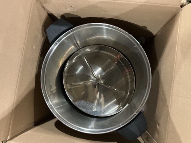 Condition photo showing As Is for SYBO SR-CP-100B Commercial Grade Stainless Steel Percolate Coffee Maker Hot Water Urn for Catering, 100-Cup 16 L, Metallic 16L Metallic