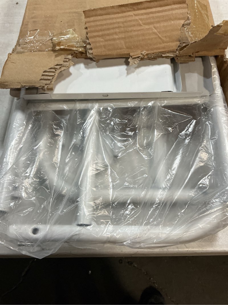 Condition photo showing As Is for UDEAR 3-Tier Over The Toilet Rack,Bathroom Shelf Space Saver,Corner Stand Storage Organizer Accessories,The Washing Machine,with Hanging Rod,Tower Shelf,White