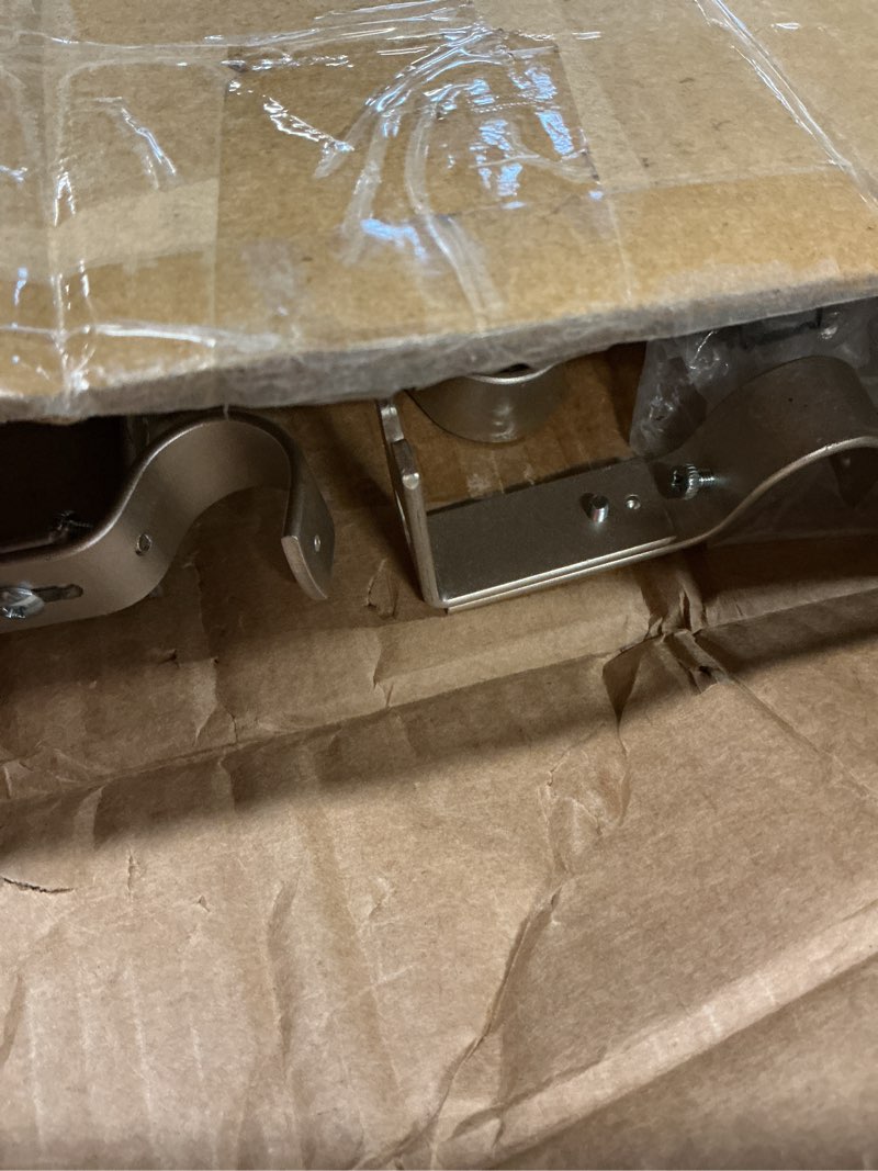 Condition photo showing Good Condition for Amazon Basics Adjustable Curtain Rods for Windows, Round Finials, 1-Inch Rod, 72\" to 144\", Nickel, Pack of 1 1-Inch Rod 72\" to 144\" Nickel 1-Pack