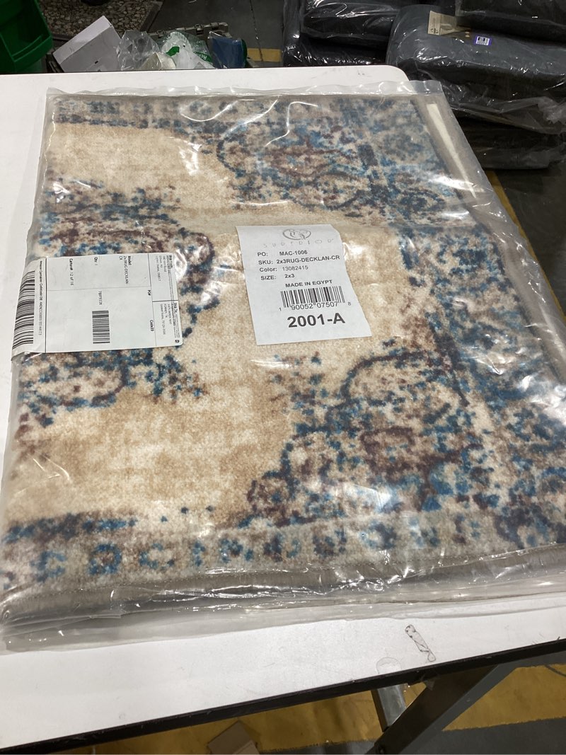 superior indoor non-slip area rug, floral floor decor, for living room, bedroom, kitchen, dining, de