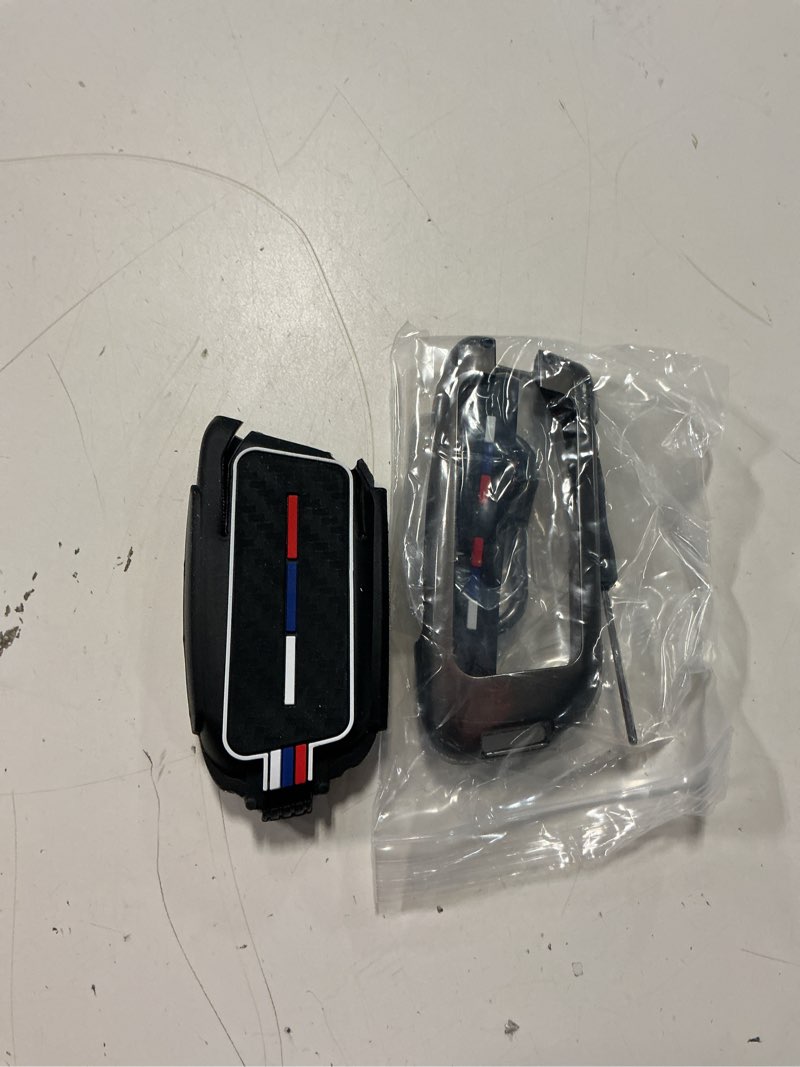 Condition photo showing Good Condition for 1pcs heavy zinc alloy key fob cover for bmw 2023-2025 | fit for bmw 5/7 series x1 x5 x6 x7 xm ix ix3 i5 i7 740i 760i full protection keychain with carbon fiber(gunmetal-cf)
