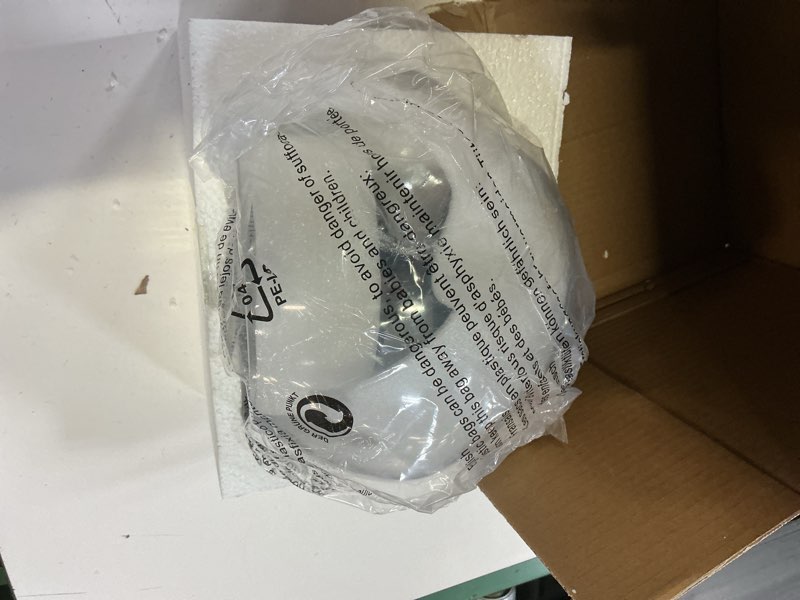 Condition photo showing New/Like New for modern semi flush mount ceiling light with clear glass shade, industrial close to ceiling light, black hanging ceiling light fixture for hallway, bedroom, dining room, entryway, foyer black & gold