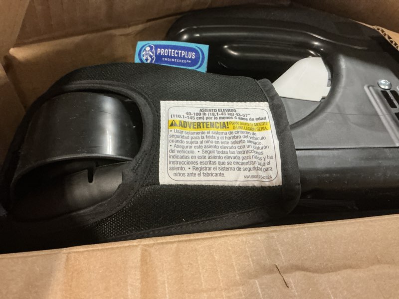 Condition photo showing As Is for graco turbobooster 2.0 backless booster car seat, denton