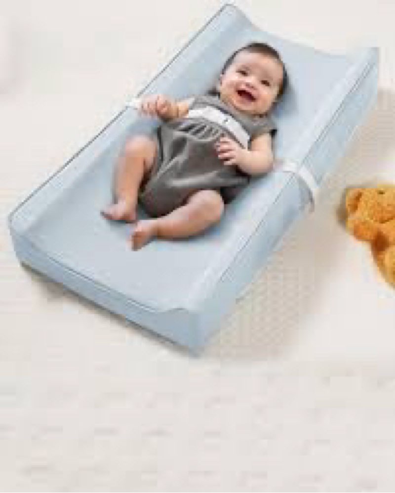 Vegan Leather Waterproof Baby Changing Pad - Wipeable, Extra Thick & Portable & Non-Slip Diaper Mat 