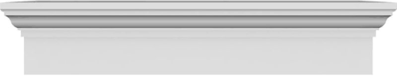 Endurathane Traditional Crosshead, 24" Bottom Width x 27 1/2" Top Width x 6"H x 1"P, Factory Primed