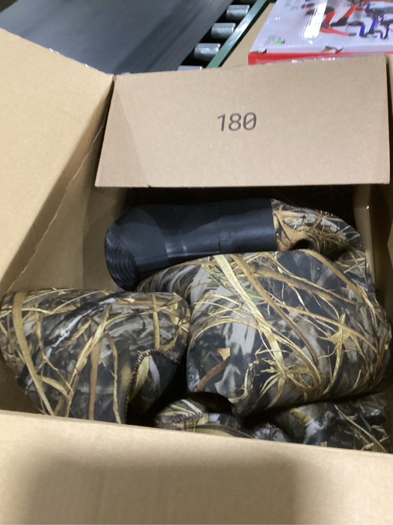 Condition photo showing As Is for tidewe chest waders for toddler & children, neoprene waterproof insulated hunting & fishing youth waders for boy and girl 2t next camo evos brown