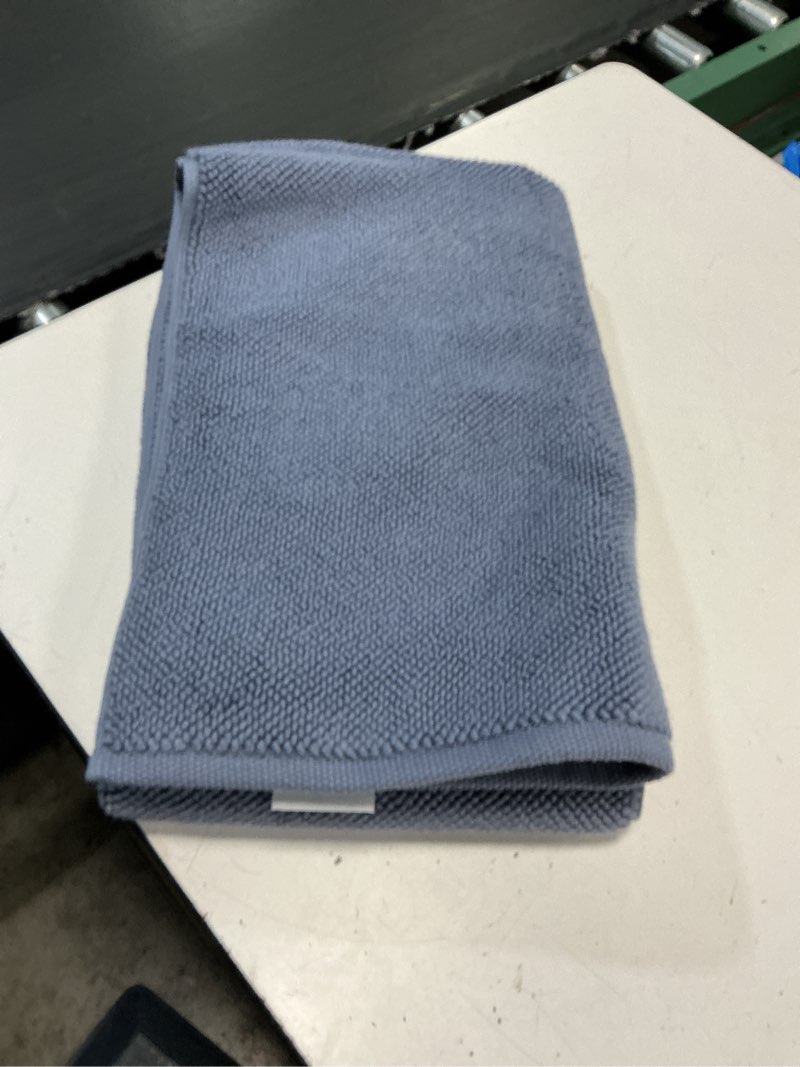 Condition photo showing As Is for turkish cotton bath mat (set of 2), one size, mineral