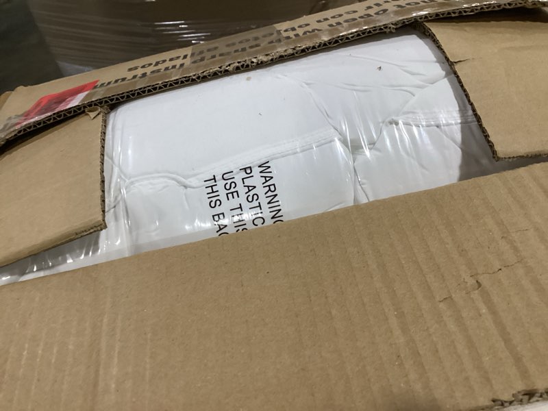 Condition photo showing Good Condition for Serta Down Illusion Soft Hypoallergenic Soft/Medium Bed Pillows for Side, Stomach or Back Sleepers (2 Pack), Queen, White White Queen Soft/Medium