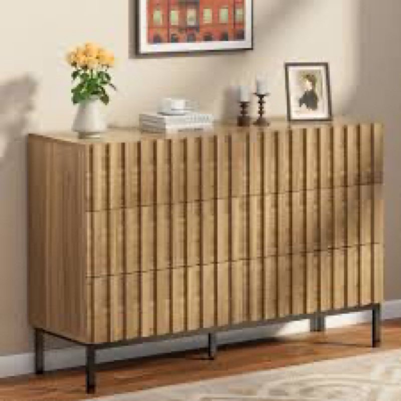 Sevyn Endress 6 Drawer 43.3" W Double Dresser