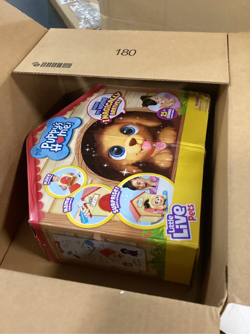 Condition photo showing New/Like New for Little Live Pets My Puppy's Home Playset, Interactive Play Dog with Building Dog House Toys, Puppy Plush Toy with 25+ Sounds for Kids of Ages 5+