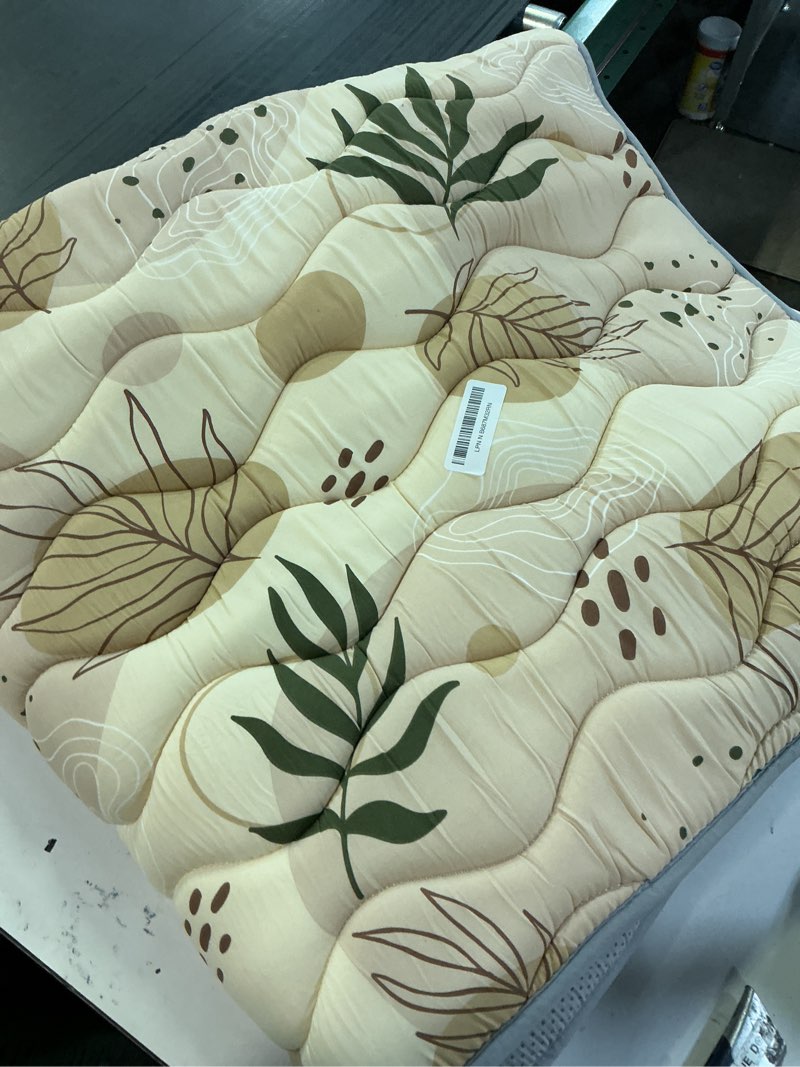 Condition photo showing Good Condition for blissful diary baby play mat, 47x47 infant play mat for playpen, thicken foam cushioned baby mat for floor, non-slip kids play mat, washable baby playmat for babies,toddlers, earth tones design earth tones 47" x 47"